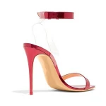 New Arrival Italian Designs Ladies High Heel Shoes Summer Sandals 2018