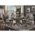 Import New Arrival Silver Gray Wooden Square Dinning Table With 6 Chairs Dinning Room Furniture from China