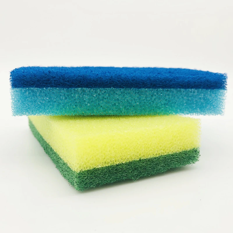 New design custom cleaning scouring pad sponge