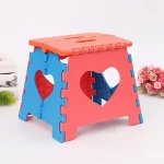 New Design Customized Portable Home Outdoor Children Plastic Folding Travel Stool