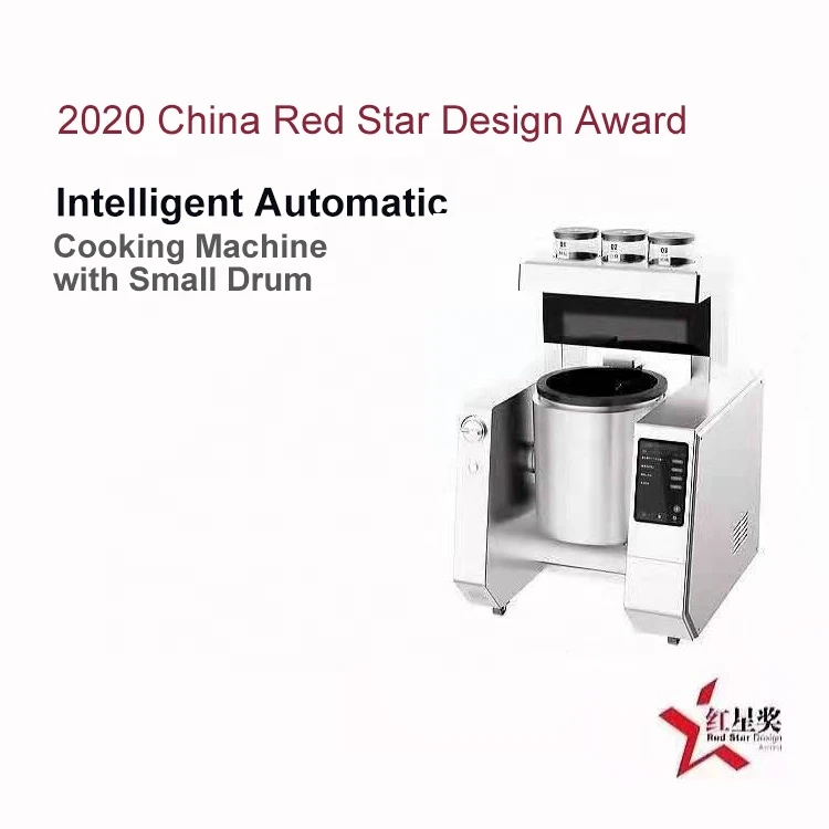 New Design Intelligent Automatic Electric Cooking Machine with Small Drum