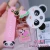 New Design Panda Fruit Cartoon Ice Cream Bag Hang Holder Accessories Panda Animal liquid Keychains keyring