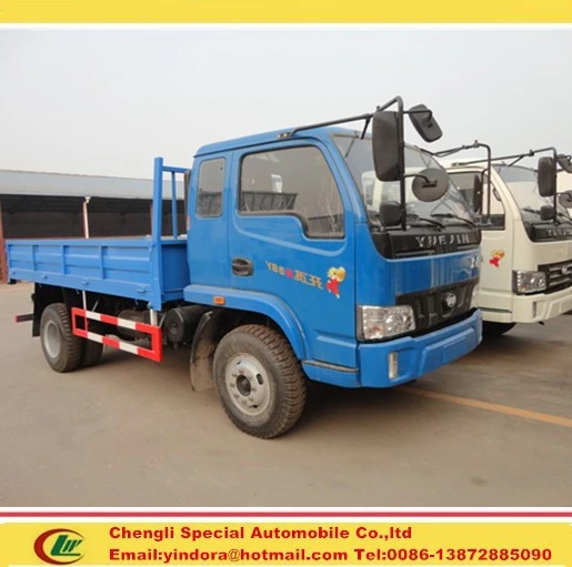 New design yuejin 4x2 small cargo transport delivery truck