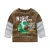 Import New fashion custom embroidery boy clothing 100% cotton baby boy wear long sleeve cartoon  t - shirts from China
