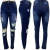 Import new fashion fall  fringe  Women high waist flair jean  2020 women jeans from China