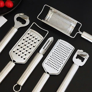 new  hot selling stainless steel paring knife bottle opener fish scale scraper fast cleaning fish skin tool for kitchen