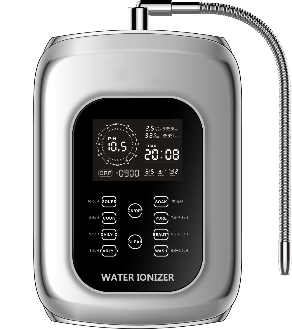 New Household 8 plates Alkaline Water Ionizer from Japan /electrolysis water filter ionizer
