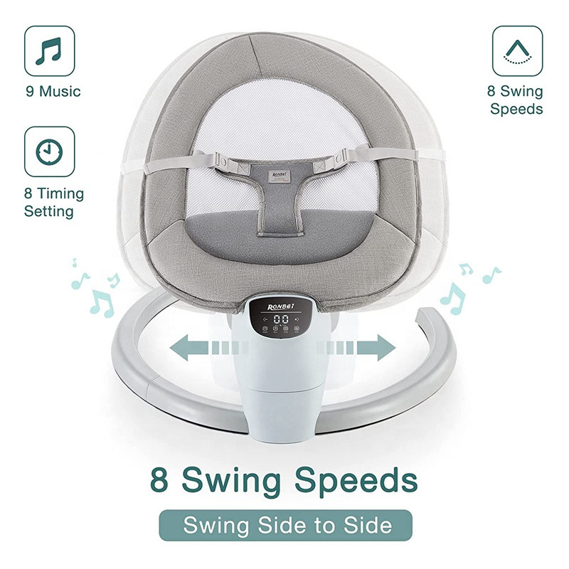 Buy New Intelligence Automatic Rocking Baby Chair Electric Infant 8 ...