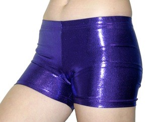 New Metallic Purple dance Shorts