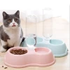 New Multi-functional Pet Food Water Feeder Plastic Pet Bowl Automatic Dog Cat Water Feeder