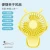 Import NEW Multifunction Deer clip charging led fan with colorful lights from China