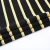 Import New product deep color nylon rayon stripe ponte de roma fabric from China