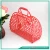 Import New product folding plastic shopping basket vegetable  fruit basket  with handles from China