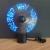 Import New Product Mini Portable Handy Led Custom message fan  fans with led lights remote control from China