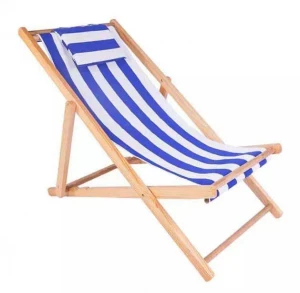 New Product Outdoor Portable Foldable Camping Hiking Folding Wood Beach Chair