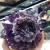 Import New product wedding souvenirs guests gemstone healing folk crafts purple amethyst crystal lamp from China