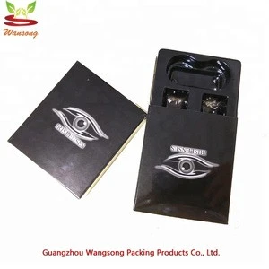 new products soft cosmetic lens packaging,  paper box for vial, pack for lens bottle with pvc tray