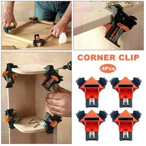 New Right Angle Clip Multifunction 90 Degree Picture Frame Corner Clamp Holder Quick Plastic Fixed Woodworking Tool