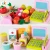 Import New shape hot sale Role playing toys wooden checkout counter wooden fruit booth toys wooden fruit store toys from China