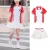 Import New style color block polo shirt single breasted pleated skirt customized kids primary school uniforms from China