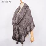 New Style Luxury Mink Fur Poncho Fur Shawls Wholesale Women Fur Cape Winter Fashion