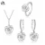 Import Newest arrival, top selling chunky silver jewelry 925 with shining cz ,african jewelry sets from China