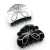 Import Newest Cheap Black And White Decorative Hair Claw Clips Hair Jewelry from China