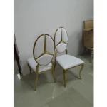 newest design shotel wholesale stainless steel  banquet chairs events wedding banquet