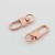 Import Nolvo World 33*8 mm 3/8&quot;  metal rose gold swivel  snap hook trigger lobster clasps clips for  craft bag strap belt  keychain from China