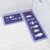 Non-slip Durable Anti-fatigue Customized Print Universal Washable Area Floor Rugs Carpet Sets Kitchen Mat