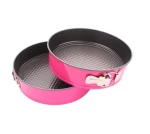 Non-stick coating steel sheet made round bottom cake pans springform pan 26cm with 2 bases