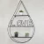 Import Nordic style home decoration creative water drop - shaped wall metal shelves wholesale from China