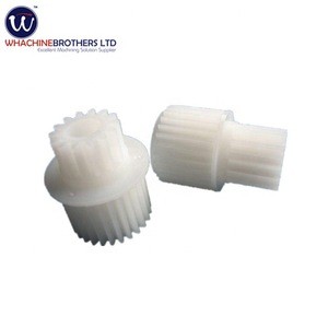 OEM and ODM custom design nylon delrin micro worm gear made by WhachineBrothers ltd.