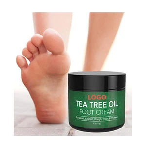 OEM Manufacturer Anti-fungal Repairing skin Moisturizing Tea Tree Oil Foot Cream Foot Care