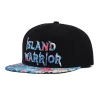 OEM personalizada women men letter 3d puff embroidered gorra hip hop floral flat bill two tone snapback hats cap