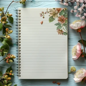 Online Buy Design Kawaii Flower Print Cover Journal Spiral Notebook Loose Leaf Notebooks For Kids