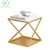 Import Orri Furniture square golden stainless steel coffee table from China