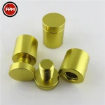 Other fasteners Glass Standoff Pins, Aluminum Anodized Sign Glass standoff