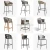 Import Outdoor Bar Chairs and Stools Premium Quality for Outdoor Tables Use from China