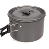 Outdoor camping aluminum alloy  big pot durable portable camping cookware