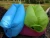 Import Outdoor camping beach air loungers 3 season air filling lazy bag chair nylon inflatable air sleeping bag from China