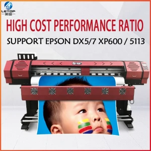 Outdoor indoor digital textile printer 1.9m LT-1901AS XP600 single head eco solvent flex printer