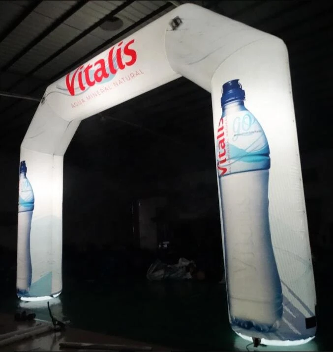 Outdoor Inflatable Printed Arch Advertising Inflatable Arch with Led Lights