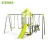 Import Outdoor Metal Playground Swing Set With Plastic Slide and wooden from China