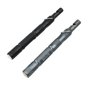 Outdoor multi functional aluminium alloy survival tool Survival whistle with compass and magnesium firestick