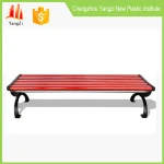 Outdoor patio park bench