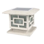 Outdoor Salable CE solar lighting decorative solar garden light;garden lighting stone garden lamp(JR-3018)