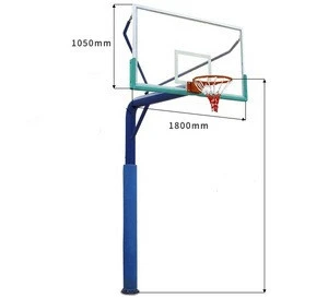 outdoor standard tempered glass basketball board from China