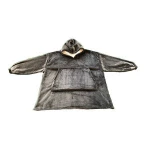 Oversized Sherpa Hoodie Sweatshirt Blanket,Super Soft Warm Comfortable Giant Hoody with Large Front Pocket
