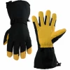 Ozero Men Waterproof Breathable Winter  Snow Ski Genuine Cowhide Leather Gloves &amp; Mittens Gloves .